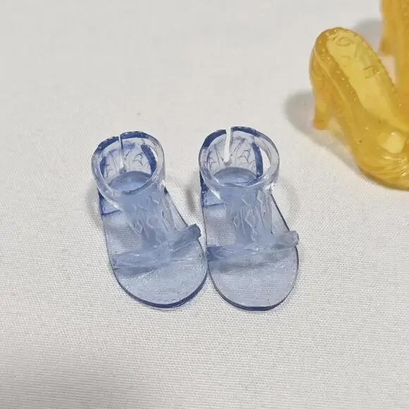 Hasbro Disney Princess Doll Belle And Elsa Heels And Sandals Shoe Accessory Lot - Picture 4 of 5